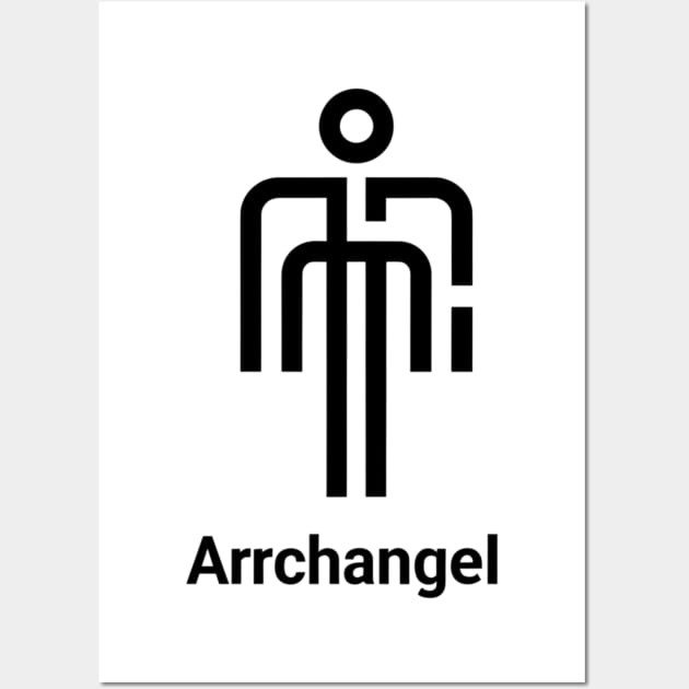 Archangel Wall Art by Ridzdesign